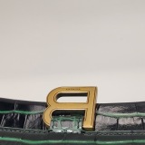 Balenciaga Hourglass Top Handle Bag Crocodile Embossed Leather Small — thumbnail 11