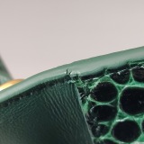 Balenciaga Hourglass Top Handle Bag Crocodile Embossed Leather Small — thumbnail 13