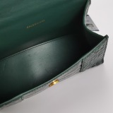 Balenciaga Hourglass Top Handle Bag Crocodile Embossed Leather XS — thumbnail 7