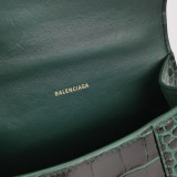 Balenciaga Hourglass Top Handle Bag Crocodile Embossed Leather XS — thumbnail 8