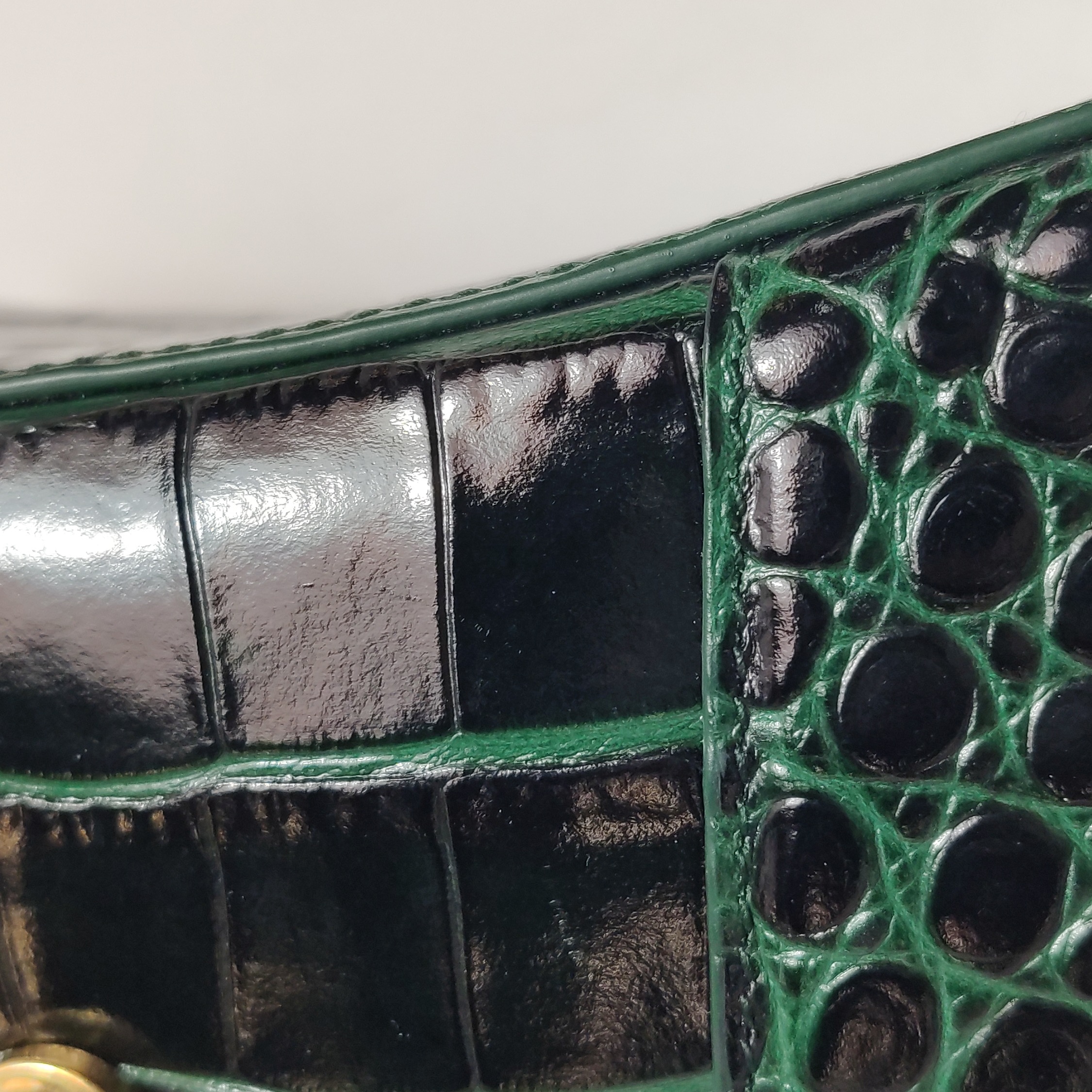 Balenciaga Hourglass Top Handle Bag Crocodile Embossed Leather XS — photo 12 of 16