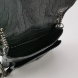 Saint Laurent(YSL) Niki Chain Flap Bag Matelasse Chevron Leather Baby — thumbnail 11