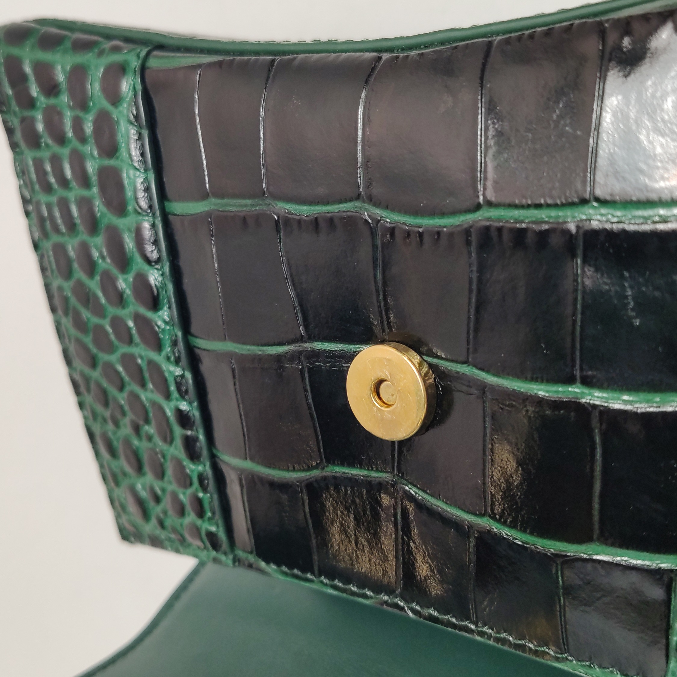 Balenciaga Hourglass Top Handle Bag Crocodile Embossed Leather XS — photo 10 of 16