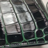 Balenciaga Hourglass Top Handle Bag Crocodile Embossed Leather XS — thumbnail 13