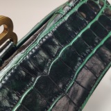 Balenciaga Hourglass Top Handle Bag Crocodile Embossed Leather XS — thumbnail 11