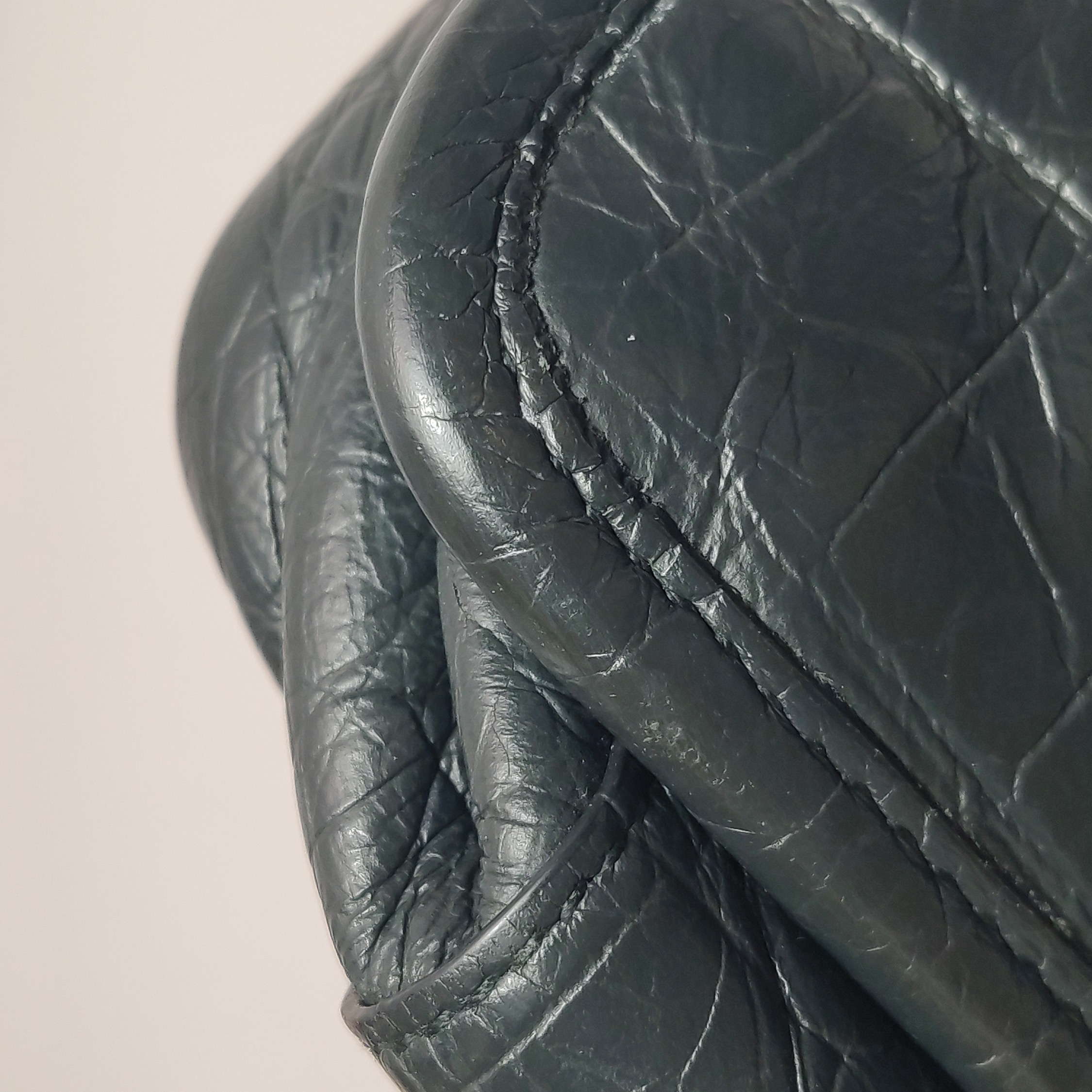 Saint Laurent(YSL) Niki Chain Flap Bag Matelasse Chevron Leather Baby — photo 9 of 18