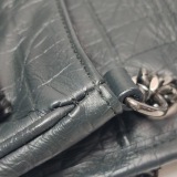 Saint Laurent(YSL) Niki Chain Flap Bag Matelasse Chevron Leather Baby — thumbnail 10
