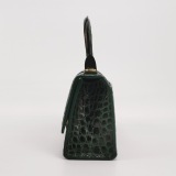 Balenciaga Hourglass Top Handle Bag Crocodile Embossed Leather XS — thumbnail 4