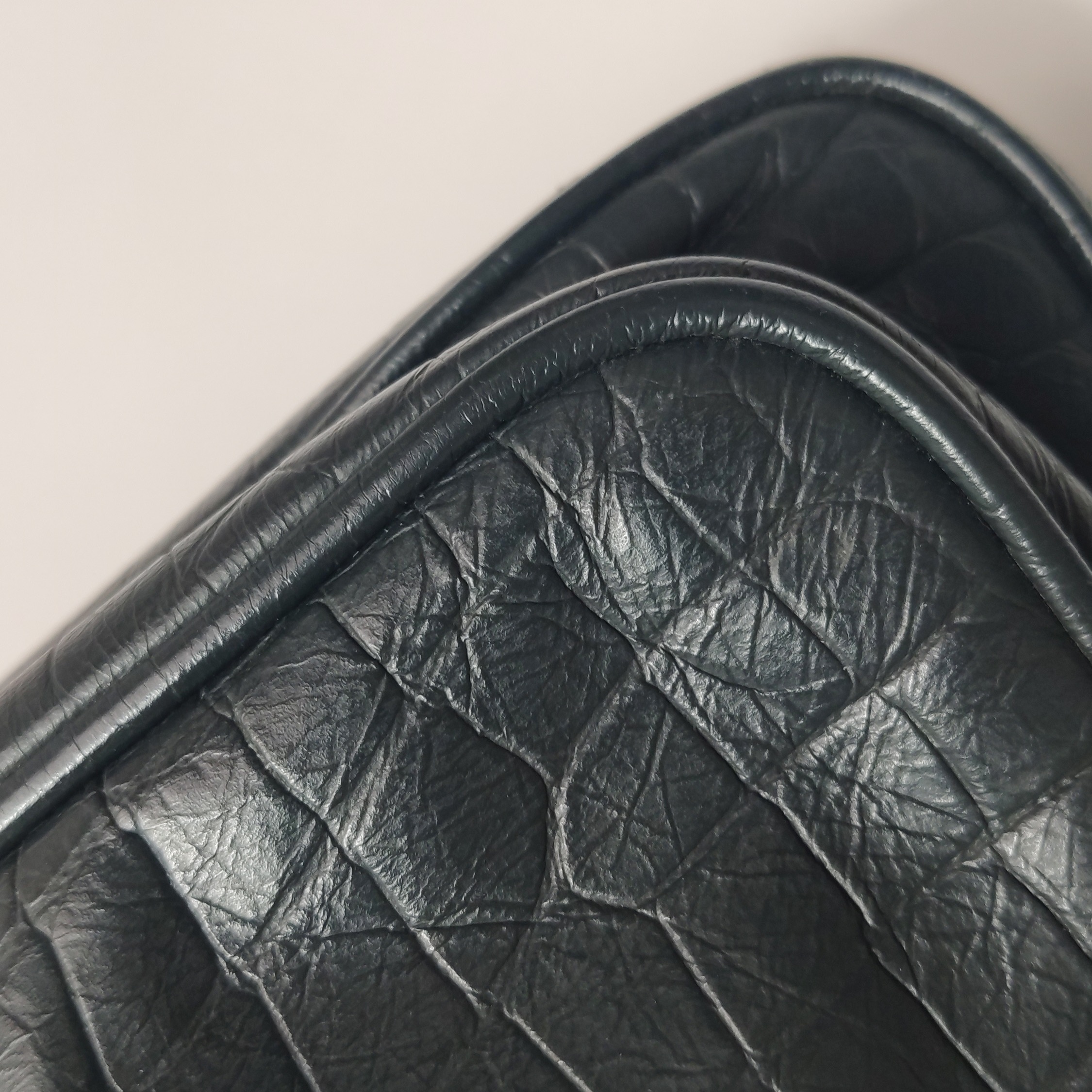 Saint Laurent(YSL) Niki Chain Flap Bag Matelasse Chevron Leather Baby — photo 7 of 18
