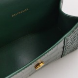 Balenciaga Hourglass Top Handle Bag Crocodile Embossed Leather XS — thumbnail 7