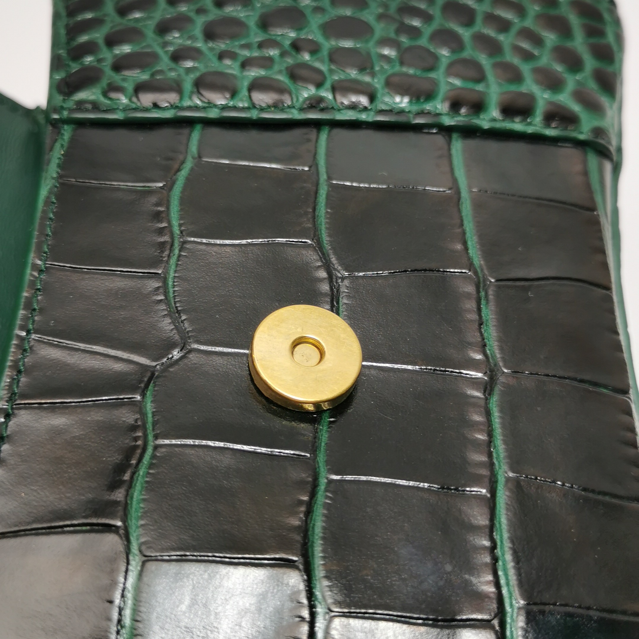Balenciaga Hourglass Top Handle Bag Crocodile Embossed Leather XS — photo 10 of 16