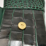 Balenciaga Hourglass Top Handle Bag Crocodile Embossed Leather XS — thumbnail 10