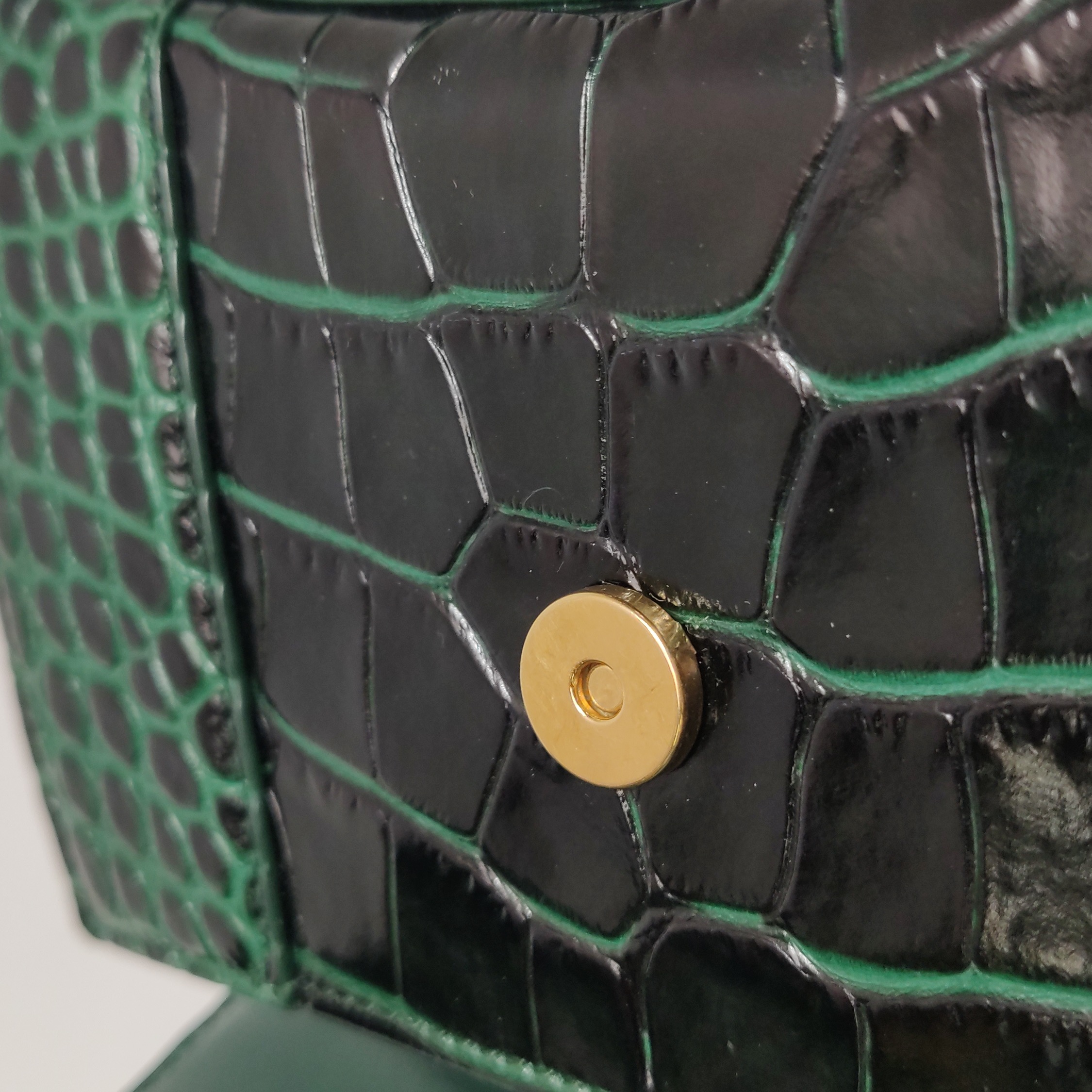 Balenciaga Hourglass Top Handle Bag Crocodile Embossed Leather XS — photo 9 of 14