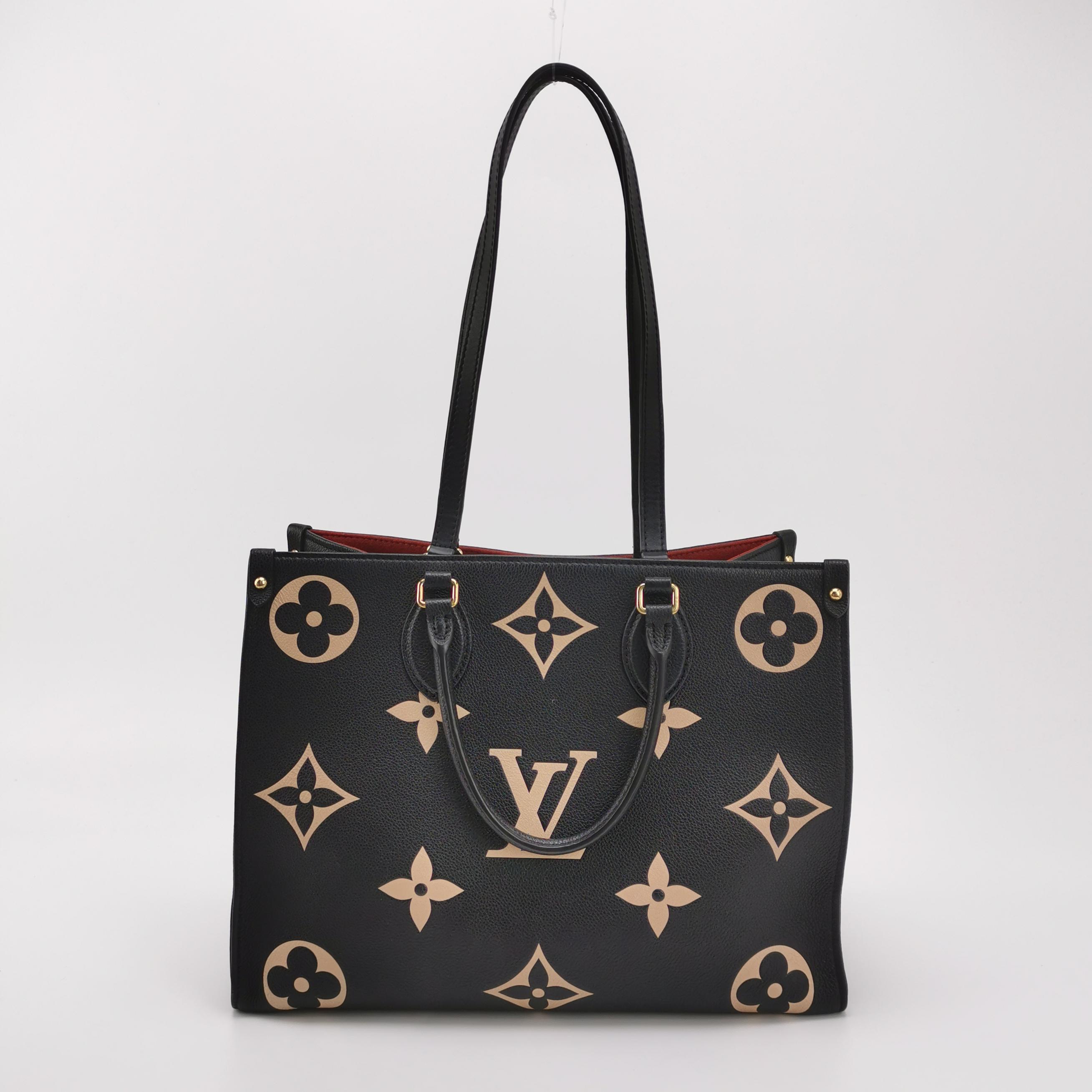 Louis Vuitton OnTheGo Tote Bicolor Monogram Empreinte Giant MM
