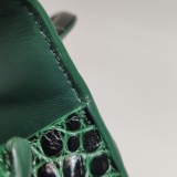 Balenciaga Hourglass Top Handle Bag Crocodile Embossed Leather XS — thumbnail 14