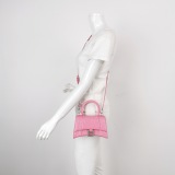 Balenciaga Hourglass Top Handle Bag Crocodile Embossed Leather XS — thumbnail 2