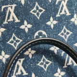 Louis Vuitton(LV) OnTheGo Tote Monogram Jacquard Denim MM — thumbnail 16