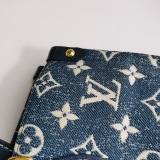 Louis Vuitton(LV) OnTheGo Tote Monogram Jacquard Denim MM — thumbnail 13