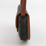 Celine Besace Flap Bag Triomphe Coated Canvas Mini — thumbnail 4