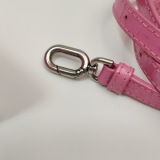 Balenciaga Hourglass Top Handle Bag Crocodile Embossed Leather XS — thumbnail 14