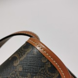 Celine Besace Flap Bag Triomphe Coated Canvas Mini — thumbnail 11
