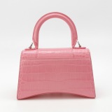 Balenciaga Hourglass Top Handle Bag Crocodile Embossed Leather XS — thumbnail 3