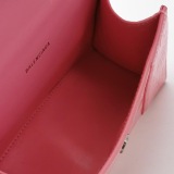 Balenciaga Hourglass Top Handle Bag Crocodile Embossed Leather XS — thumbnail 7