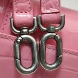 Balenciaga Hourglass Top Handle Bag Crocodile Embossed Leather XS — thumbnail 11