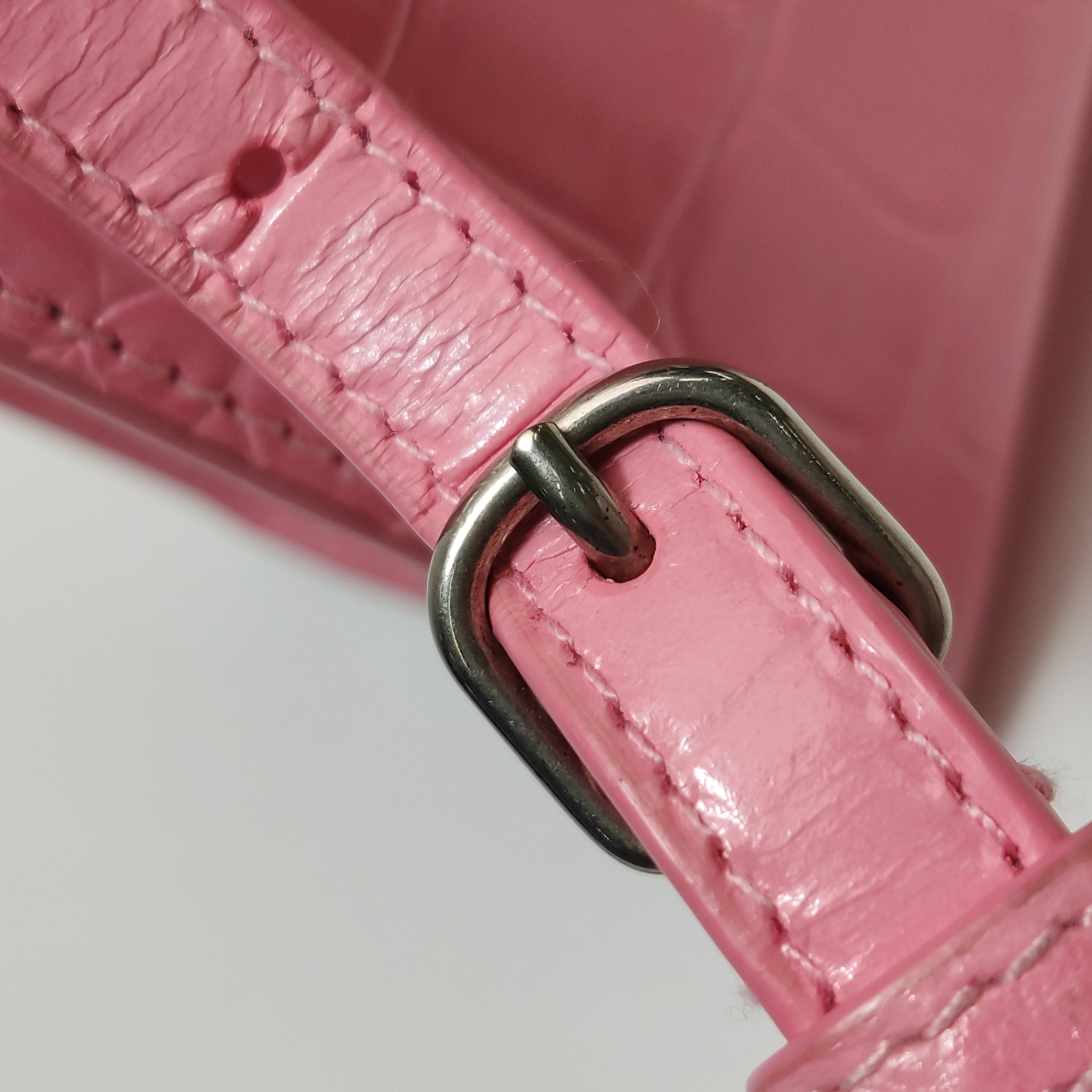 Balenciaga Hourglass Top Handle Bag Crocodile Embossed Leather XS — photo 14 of 16