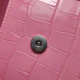 Balenciaga Hourglass Top Handle Bag Crocodile Embossed Leather XS — thumbnail 9