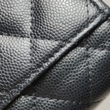 Chanel CC Flap Phone Holder Crossbody Bag Quilted Caviar — thumbnail 10