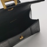 Balenciaga Hourglass Top Handle Bag Crocodile Embossed Leather XS — thumbnail 7