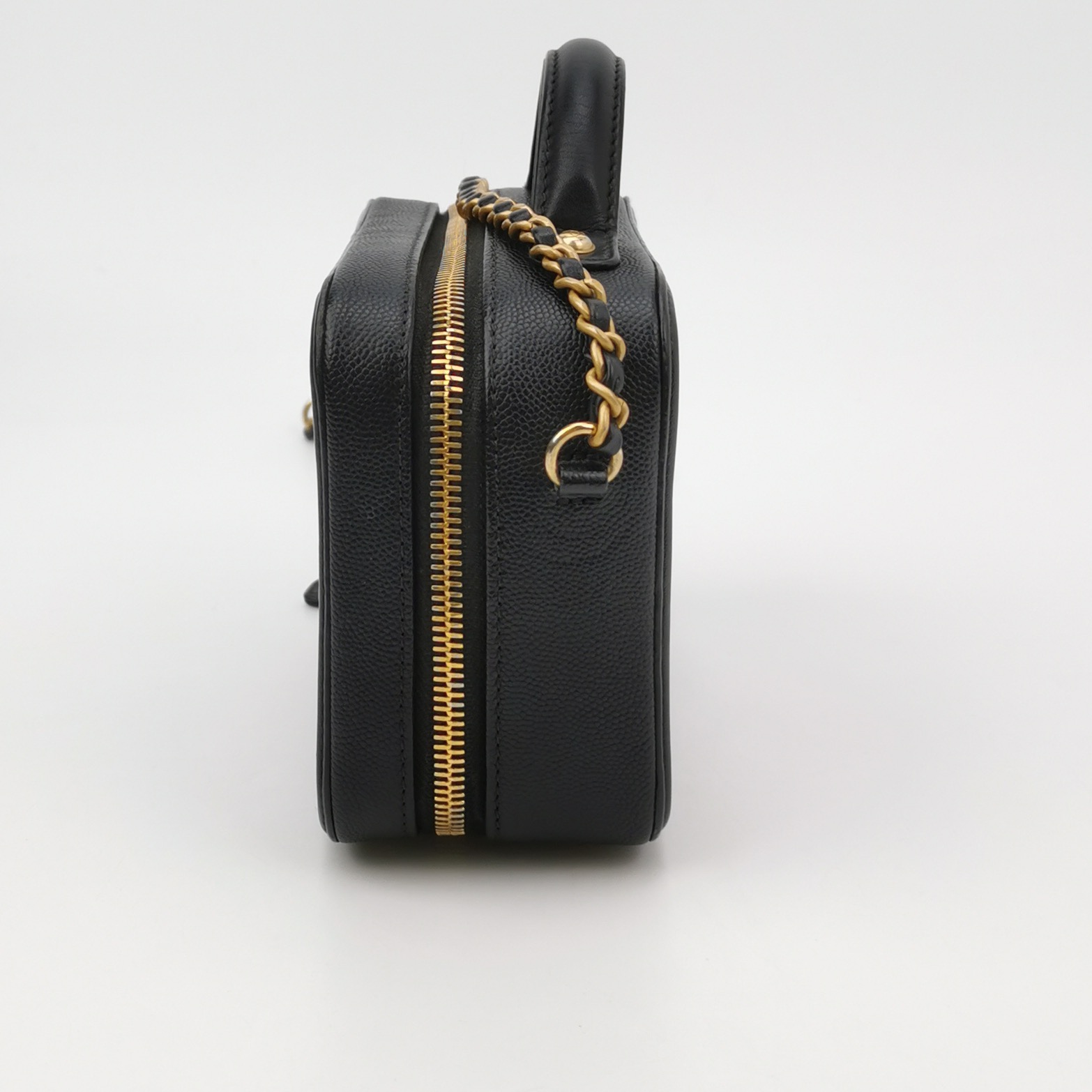 Chanel Filigree Vanity Case Quilted Caviar Small — photo 4 of 14