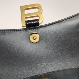 Balenciaga Hourglass Top Handle Bag Crocodile Embossed Leather XS — thumbnail 9