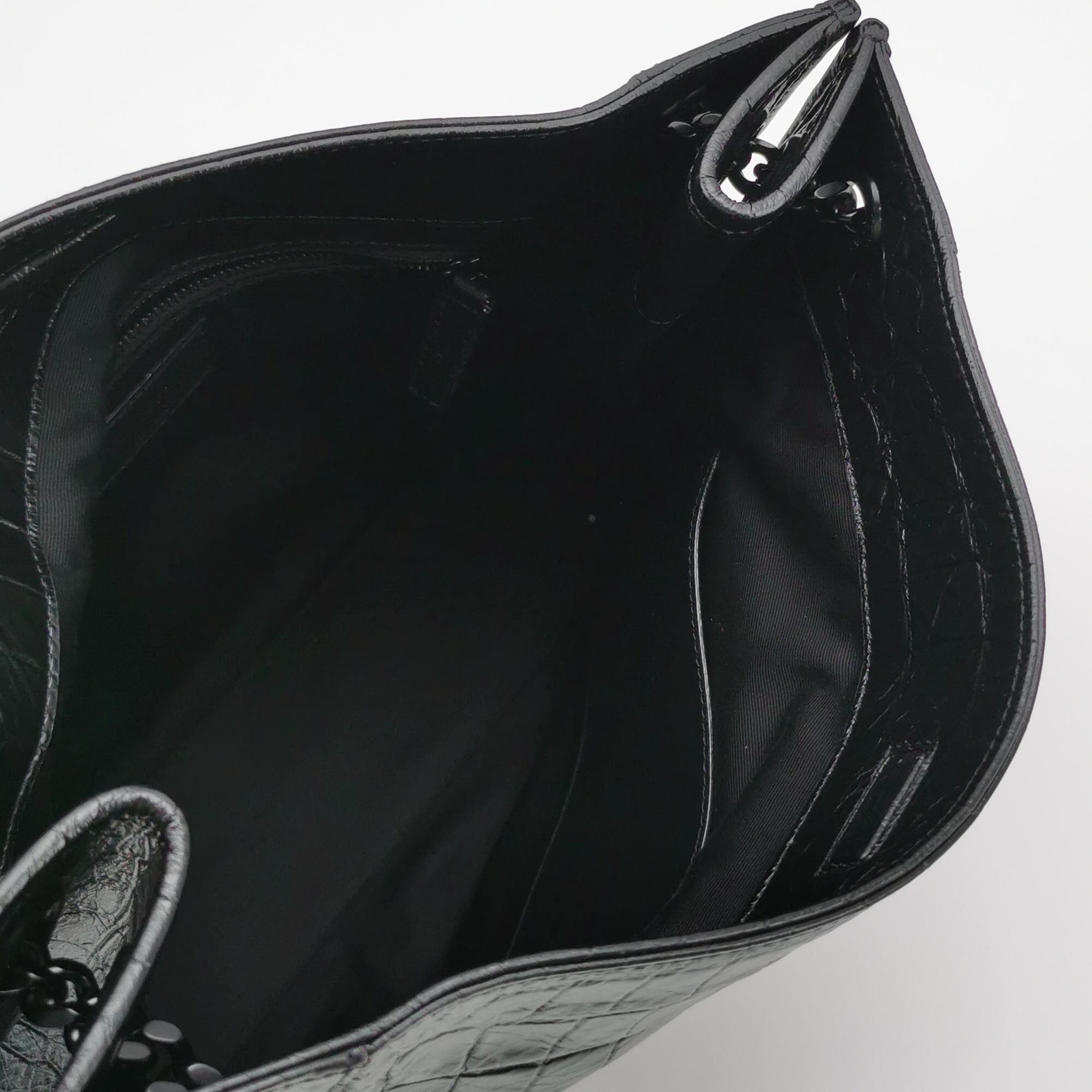 Saint Laurent Niki Shopping Tote Crocodile Embossed Leather Medium — photo 7 of 22