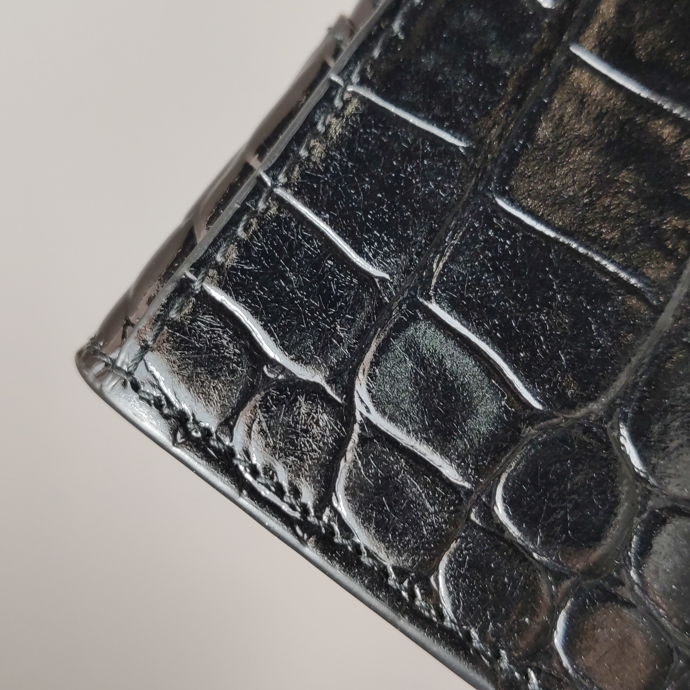 Balenciaga Hourglass Top Handle Bag Crocodile Embossed Leather XS — photo 13 of 14