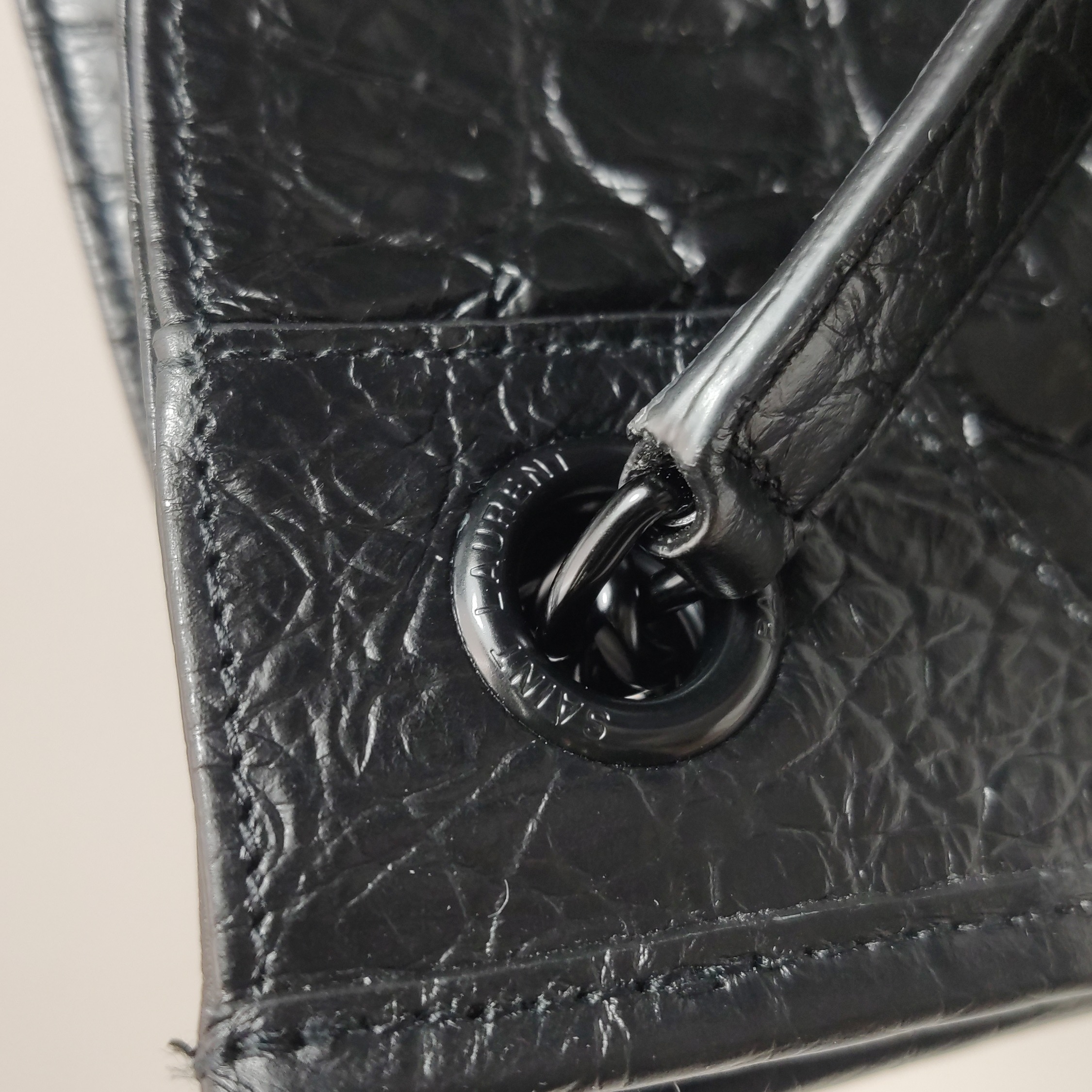 Saint Laurent Niki Shopping Tote Crocodile Embossed Leather Medium — photo 13 of 22