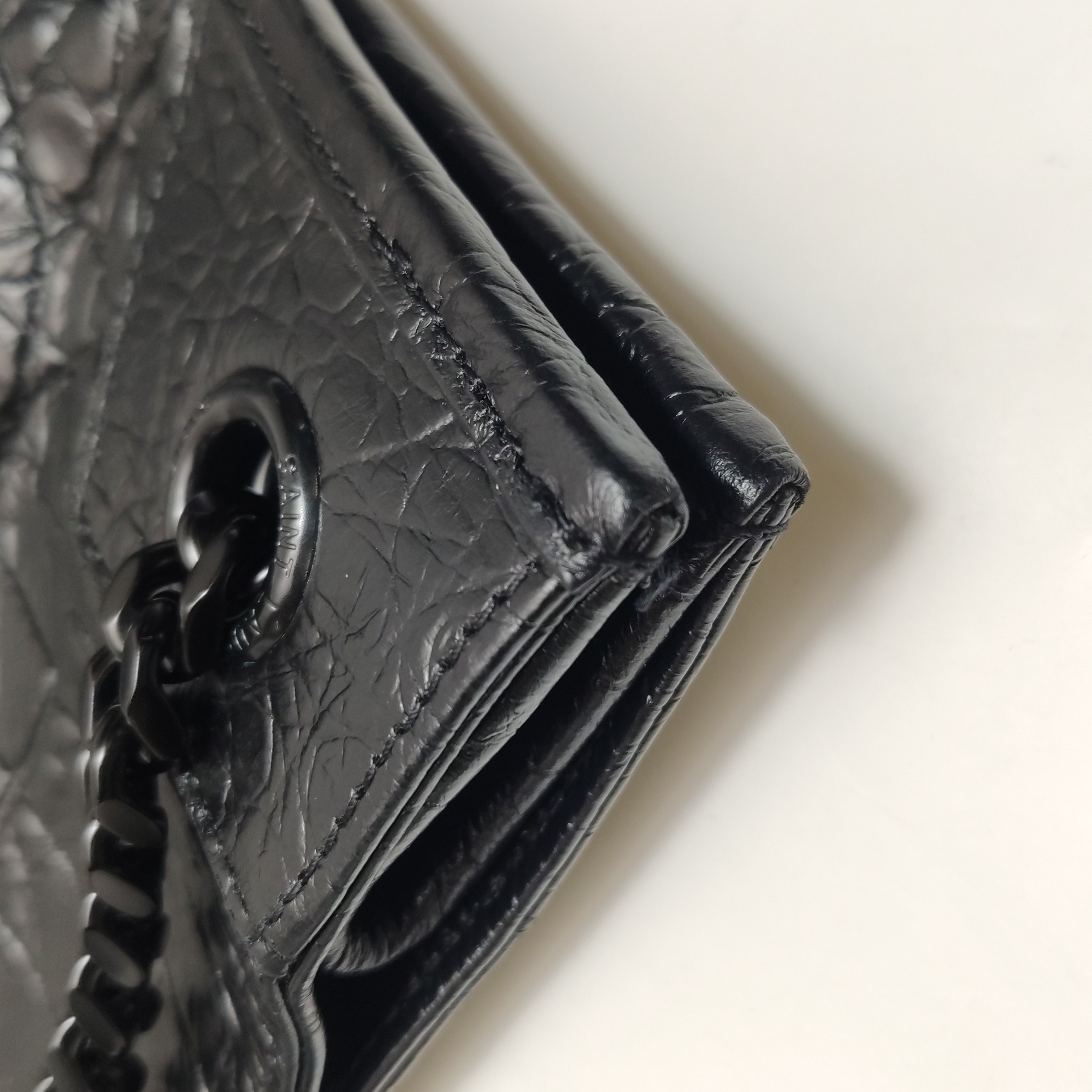 Saint Laurent Niki Shopping Tote Crocodile Embossed Leather Medium — photo 11 of 22