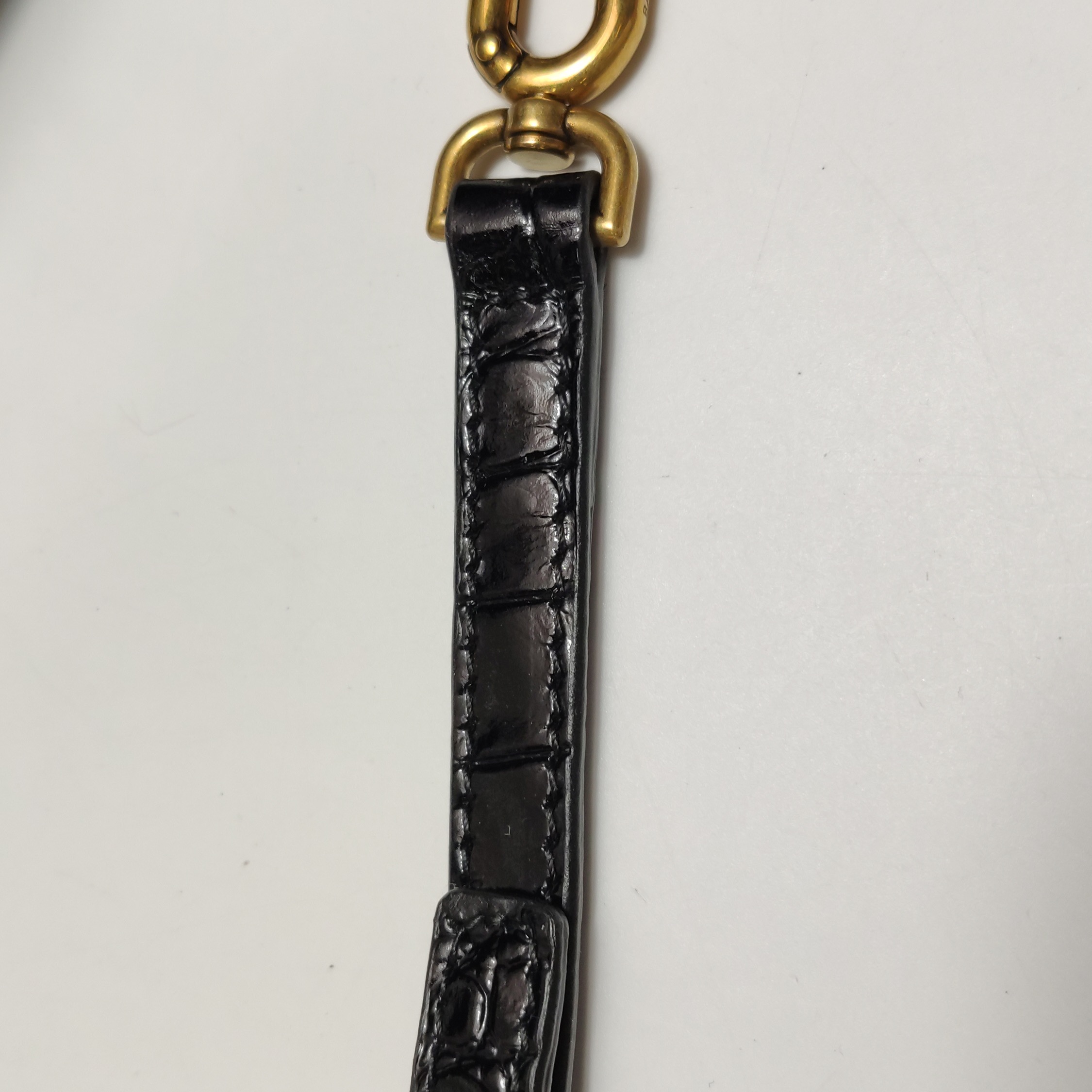 Balenciaga Hourglass Top Handle Bag Crocodile Embossed Leather XS — photo 14 of 14