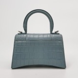Balenciaga Hourglass Top Handle Bag Crocodile Embossed Leather — thumbnail 5