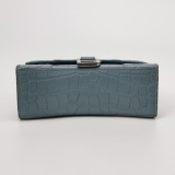 Balenciaga Hourglass Top Handle Bag Crocodile Embossed Leather — thumbnail 6