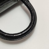 Balenciaga Hourglass Top Handle Bag Crocodile Embossed Leather XS — thumbnail 13