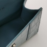 Balenciaga Hourglass Top Handle Bag Crocodile Embossed Leather — thumbnail 9