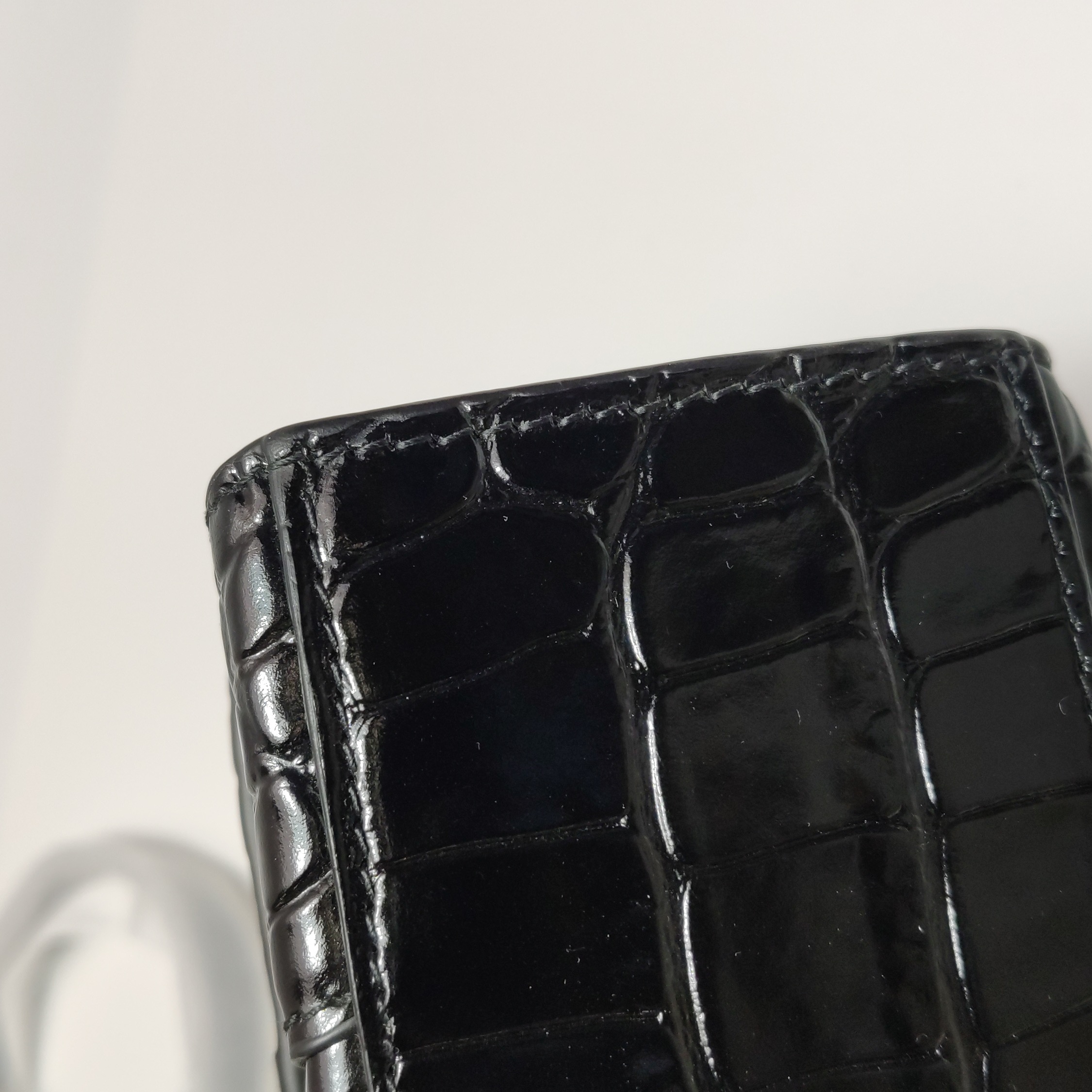 Balenciaga Hourglass Top Handle Bag Crocodile Embossed Leather XS — photo 11 of 14