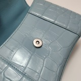 Balenciaga Hourglass Top Handle Bag Crocodile Embossed Leather — thumbnail 8