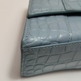 Balenciaga Hourglass Top Handle Bag Crocodile Embossed Leather — thumbnail 11