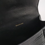 Balenciaga Hourglass Top Handle Bag Crocodile Embossed Leather XS — thumbnail 8