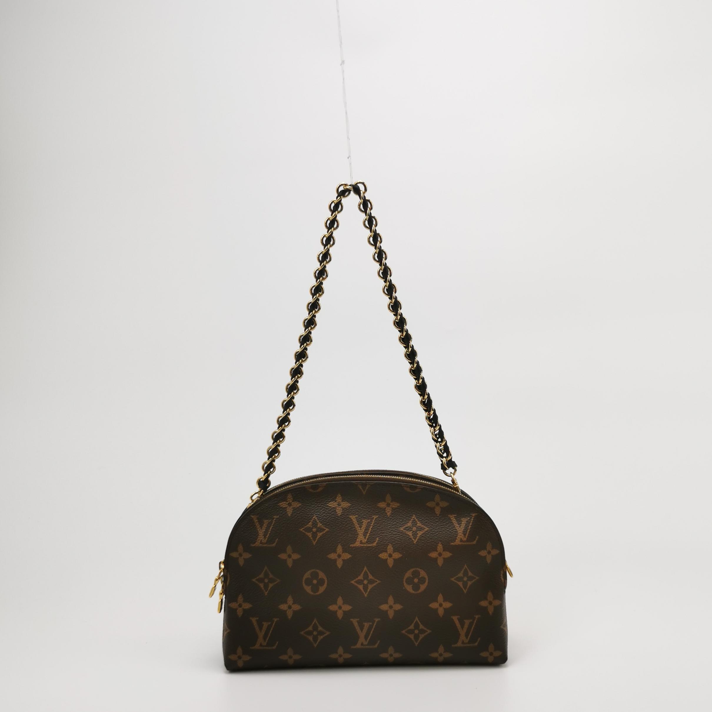 Louis Vuitton(LV) Be Alma Chain Shoulder Bag Monogram Brown — photo 5 of 12