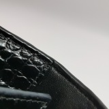 Balenciaga Hourglass Top Handle Bag Crocodile Embossed Leather XS — thumbnail 13