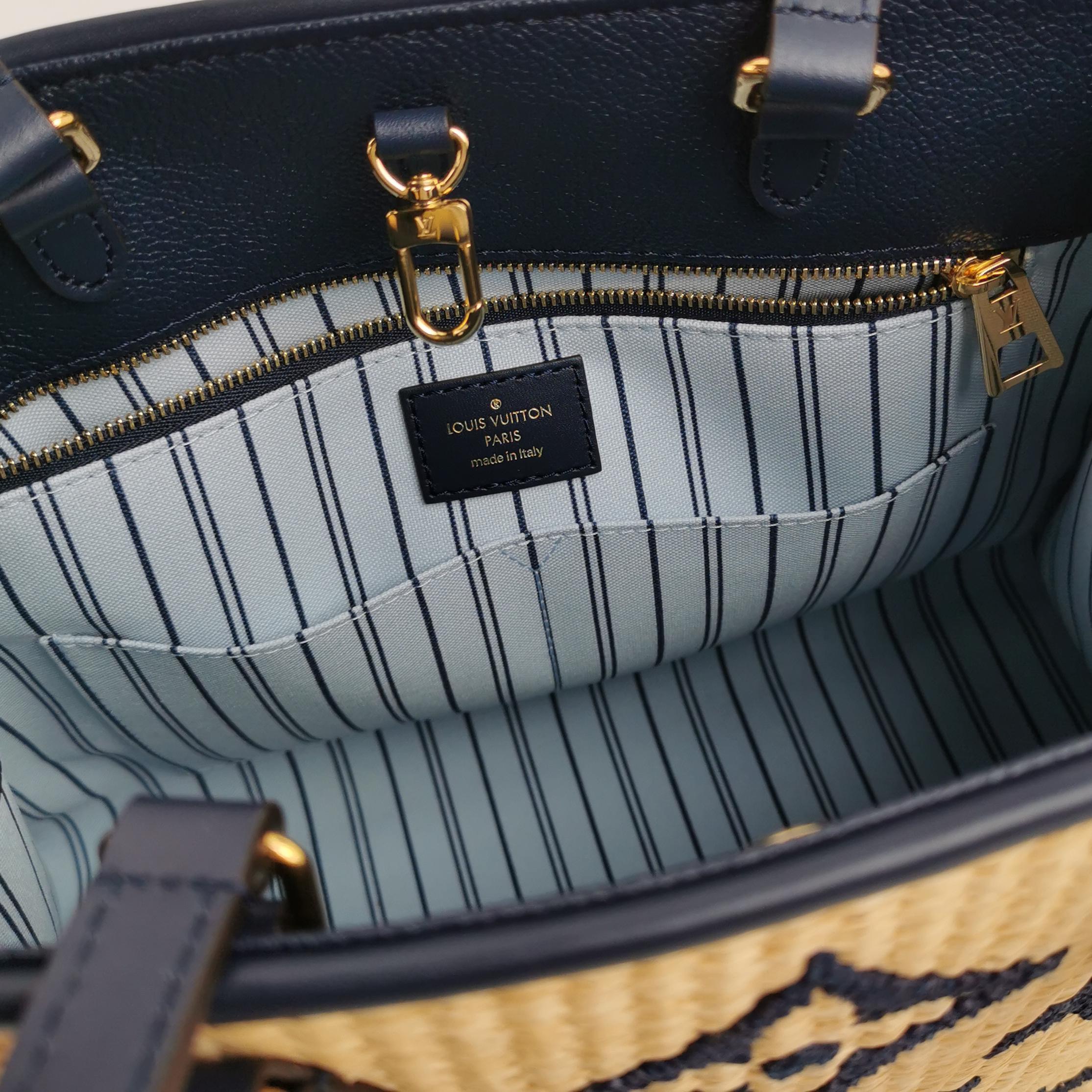 Louis Vuitton(LV) OnTheGo Tote Monogram Giant Raffia MM — photo 8 of 16